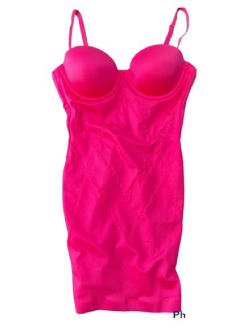 Victoria's Secret Hot Pink Shapewear Chemise Slip